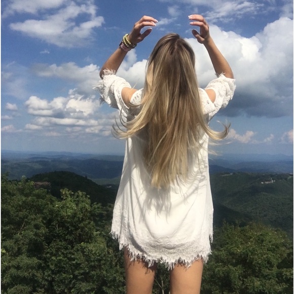 Beautiful White Summer Dress size S - Picture 6 of 8